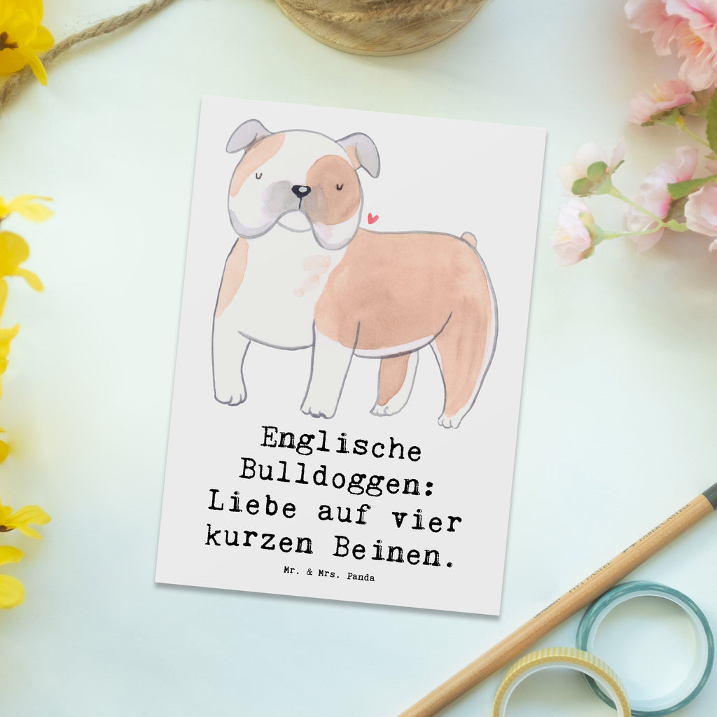 Postkarte Englische Bulldogge Liebe Postkarte, Karte, Geschenkkarte, Grußkarte, Einladung, Ansichtskarte, Geburtstagskarte, Einladungskarte, Dankeskarte, Ansichtskarten, Einladung Geburtstag, Einladungskarten Geburtstag, Hund, Hunderasse, Rassehund, Hundebesitzer, Geschenk, Tierfreund, Schenken, Welpe