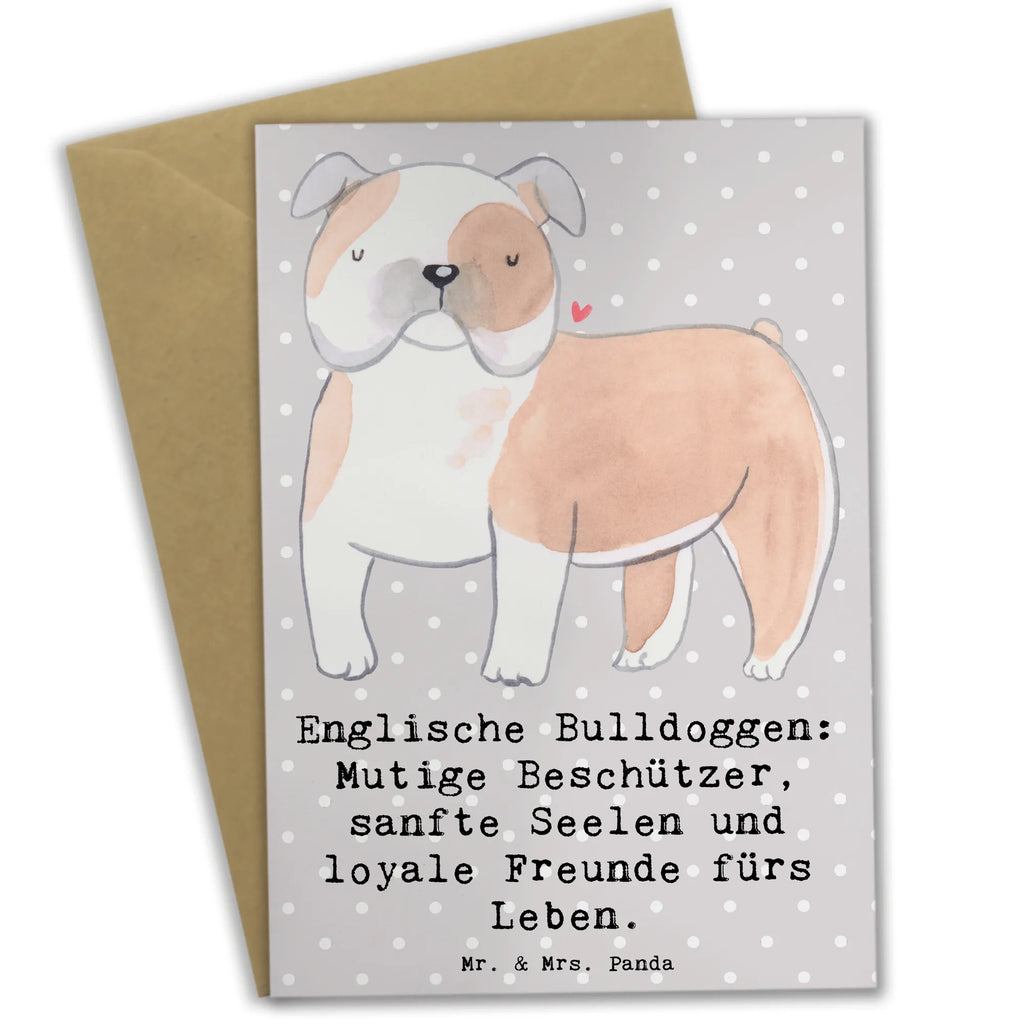 Grußkarte Englische Bulldogge Grußkarte, Klappkarte, Einladungskarte, Glückwunschkarte, Hochzeitskarte, Geburtstagskarte, Karte, Ansichtskarten, Hund, Hunderasse, Rassehund, Hundebesitzer, Geschenk, Tierfreund, Schenken, Welpe