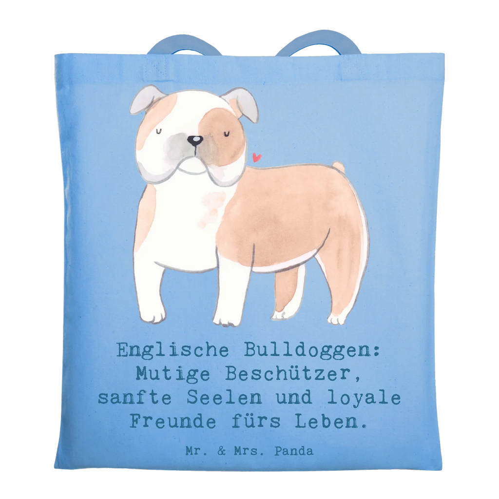 Tragetasche Englische Bulldogge Beuteltasche, Beutel, Einkaufstasche, Jutebeutel, Stoffbeutel, Tasche, Shopper, Umhängetasche, Strandtasche, Schultertasche, Stofftasche, Tragetasche, Badetasche, Jutetasche, Einkaufstüte, Laptoptasche, Hund, Hunderasse, Rassehund, Hundebesitzer, Geschenk, Tierfreund, Schenken, Welpe