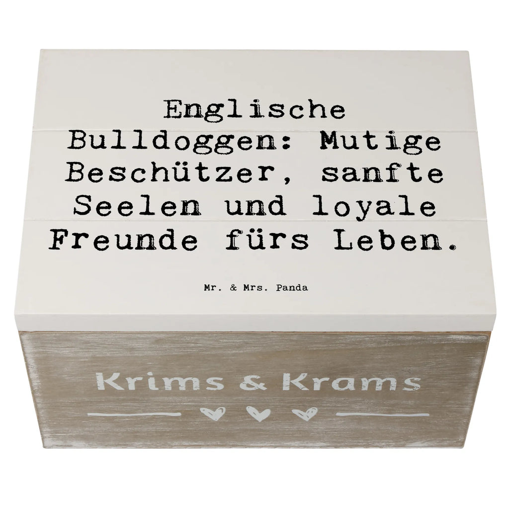 Holzkiste Spruch Englische Bulldogge Holzkiste, Kiste, Schatzkiste, Truhe, Schatulle, XXL, Erinnerungsbox, Erinnerungskiste, Dekokiste, Aufbewahrungsbox, Geschenkbox, Geschenkdose, Hund, Hunderasse, Rassehund, Hundebesitzer, Geschenk, Tierfreund, Schenken, Welpe