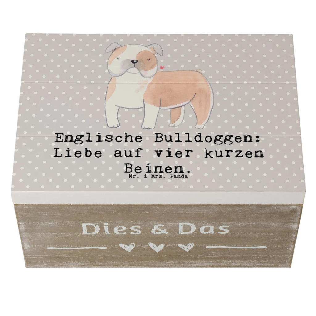 Holzkiste Englische Bulldogge Liebe Holzkiste, Kiste, Schatzkiste, Truhe, Schatulle, XXL, Erinnerungsbox, Erinnerungskiste, Dekokiste, Aufbewahrungsbox, Geschenkbox, Geschenkdose, Hund, Hunderasse, Rassehund, Hundebesitzer, Geschenk, Tierfreund, Schenken, Welpe