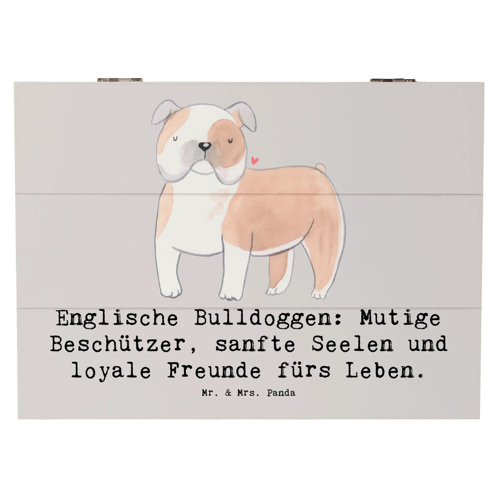 Holzkiste Englische Bulldogge Holzkiste, Kiste, Schatzkiste, Truhe, Schatulle, XXL, Erinnerungsbox, Erinnerungskiste, Dekokiste, Aufbewahrungsbox, Geschenkbox, Geschenkdose, Hund, Hunderasse, Rassehund, Hundebesitzer, Geschenk, Tierfreund, Schenken, Welpe