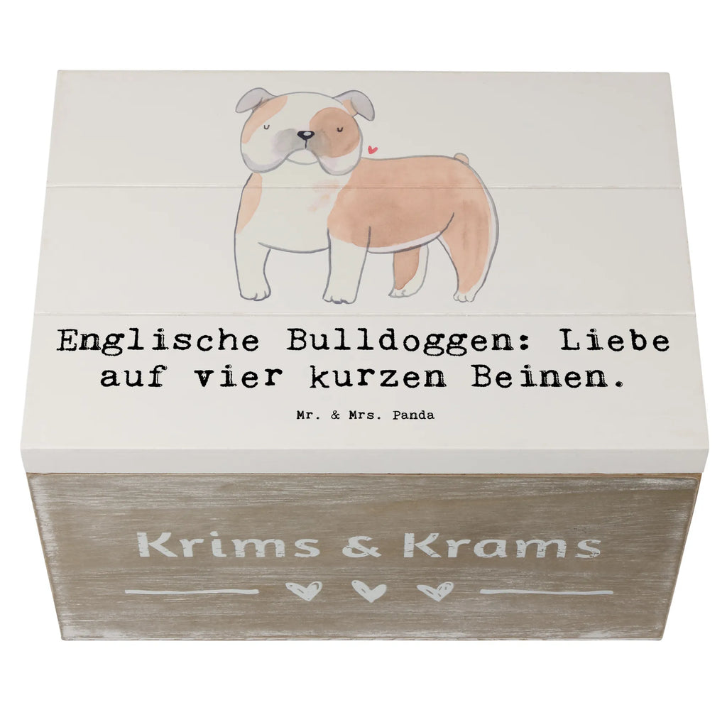 Holzkiste Englische Bulldogge Liebe Holzkiste, Kiste, Schatzkiste, Truhe, Schatulle, XXL, Erinnerungsbox, Erinnerungskiste, Dekokiste, Aufbewahrungsbox, Geschenkbox, Geschenkdose, Hund, Hunderasse, Rassehund, Hundebesitzer, Geschenk, Tierfreund, Schenken, Welpe