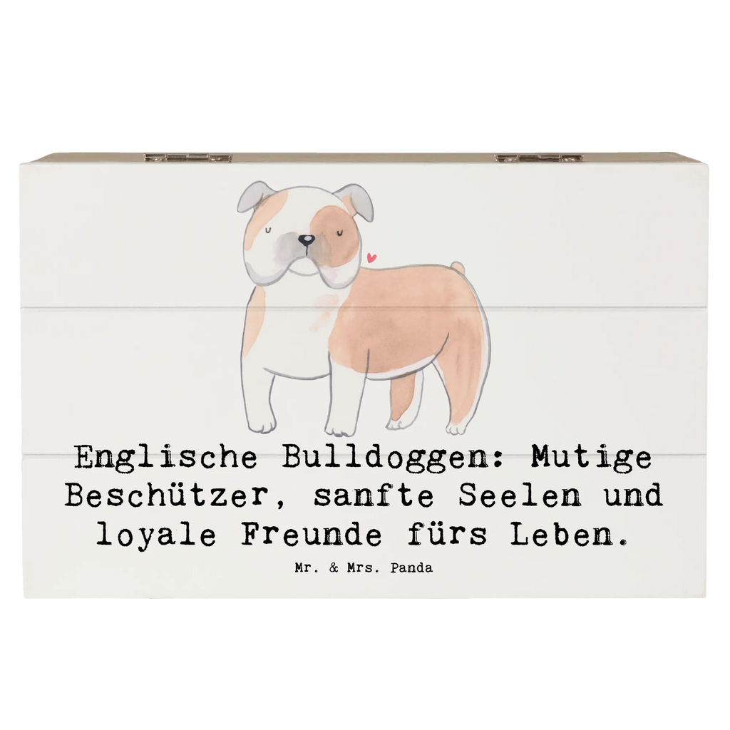 Holzkiste Englische Bulldogge Holzkiste, Kiste, Schatzkiste, Truhe, Schatulle, XXL, Erinnerungsbox, Erinnerungskiste, Dekokiste, Aufbewahrungsbox, Geschenkbox, Geschenkdose, Hund, Hunderasse, Rassehund, Hundebesitzer, Geschenk, Tierfreund, Schenken, Welpe