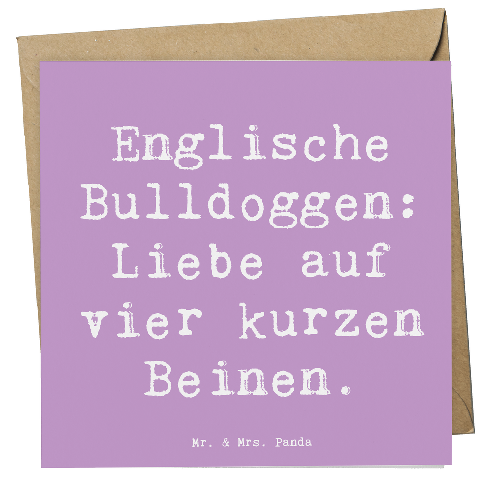 Deluxe Karte Spruch Englische Bulldogge Liebe Karte, Grußkarte, Klappkarte, Einladungskarte, Glückwunschkarte, Hochzeitskarte, Geburtstagskarte, Hochwertige Grußkarte, Hochwertige Klappkarte, Hund, Hunderasse, Rassehund, Hundebesitzer, Geschenk, Tierfreund, Schenken, Welpe