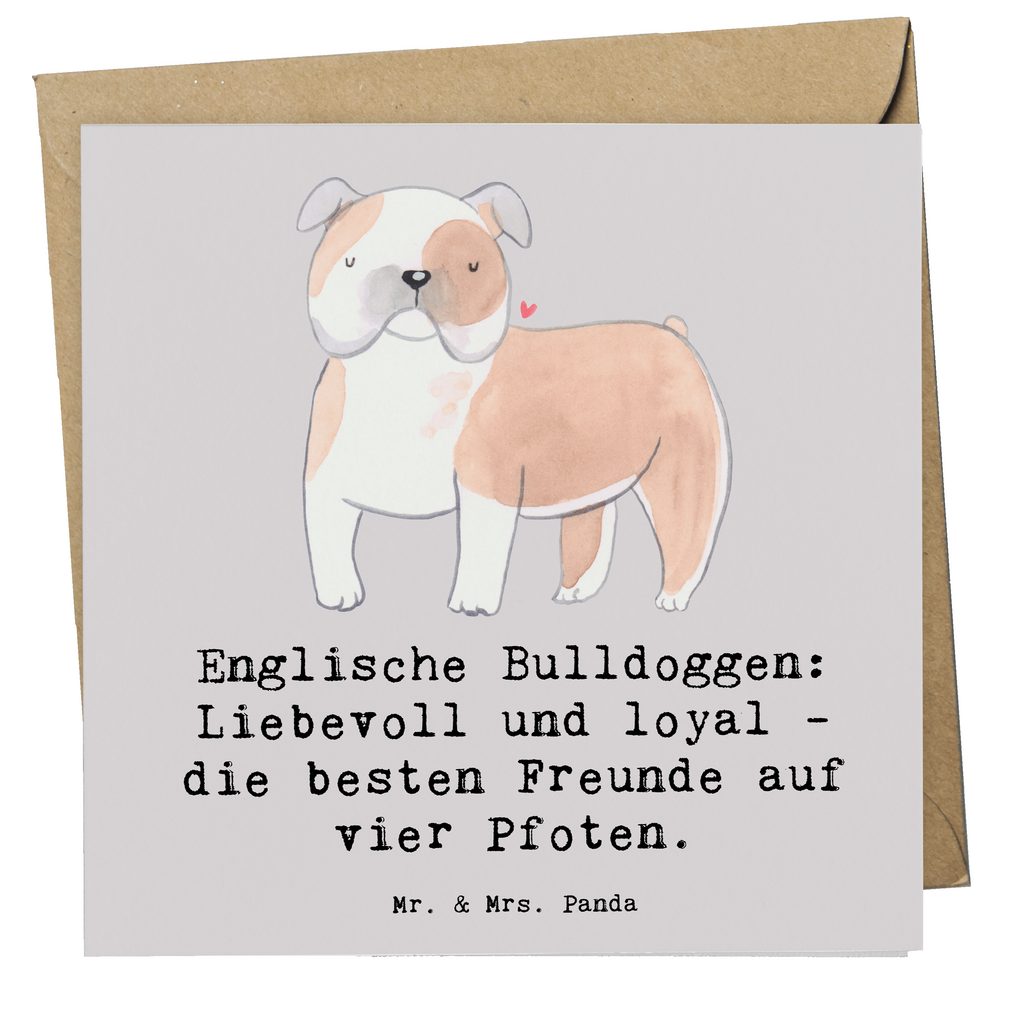 Deluxe Karte Englische Bulldogge Freunde Karte, Grußkarte, Klappkarte, Einladungskarte, Glückwunschkarte, Hochzeitskarte, Geburtstagskarte, Hochwertige Grußkarte, Hochwertige Klappkarte, Hund, Hunderasse, Rassehund, Hundebesitzer, Geschenk, Tierfreund, Schenken, Welpe