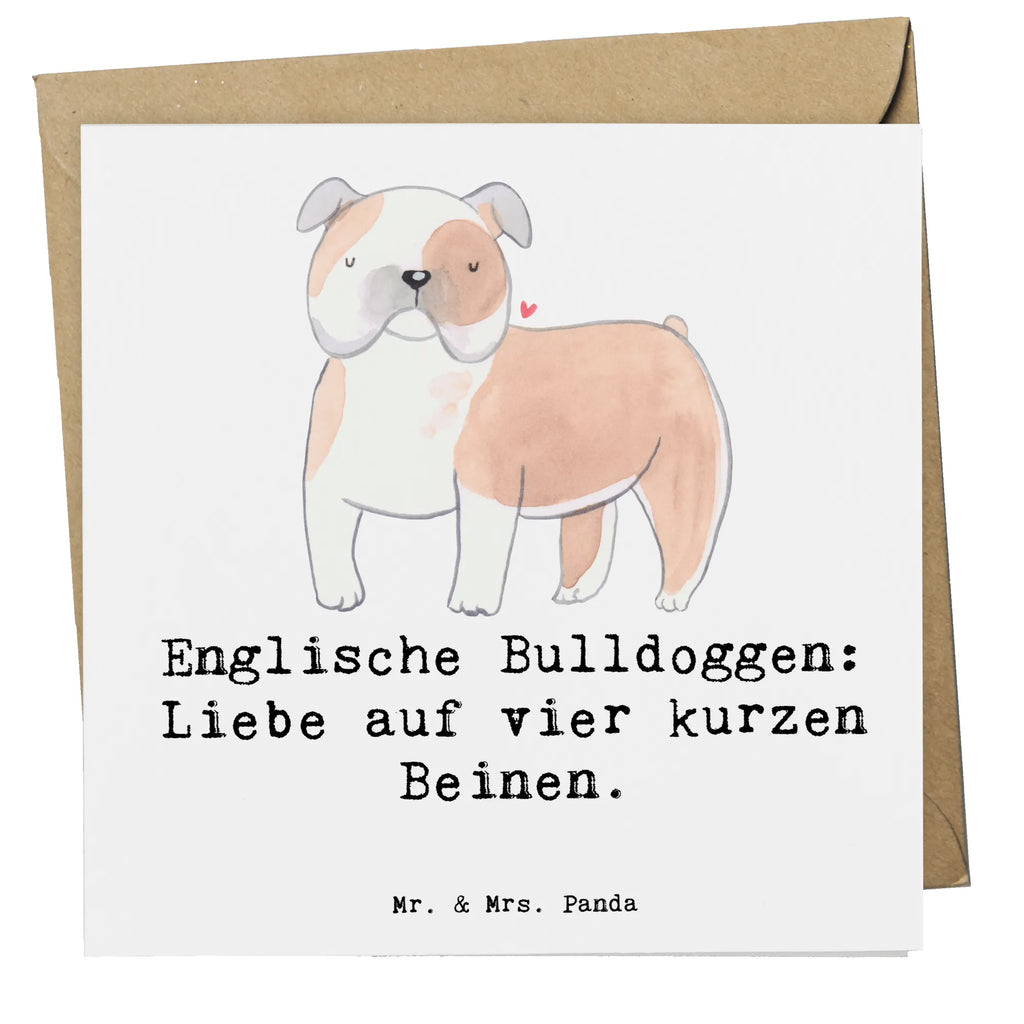 Deluxe Karte Englische Bulldogge Liebe Karte, Grußkarte, Klappkarte, Einladungskarte, Glückwunschkarte, Hochzeitskarte, Geburtstagskarte, Hochwertige Grußkarte, Hochwertige Klappkarte, Hund, Hunderasse, Rassehund, Hundebesitzer, Geschenk, Tierfreund, Schenken, Welpe