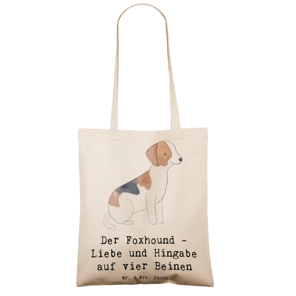 Tragetasche Liebevoller Foxhound Beuteltasche, Beutel, Einkaufstasche, Jutebeutel, Stoffbeutel, Tasche, Shopper, Umhängetasche, Strandtasche, Schultertasche, Stofftasche, Tragetasche, Badetasche, Jutetasche, Einkaufstüte, Laptoptasche, Hund, Hunderasse, Rassehund, Hundebesitzer, Geschenk, Tierfreund, Schenken, Welpe