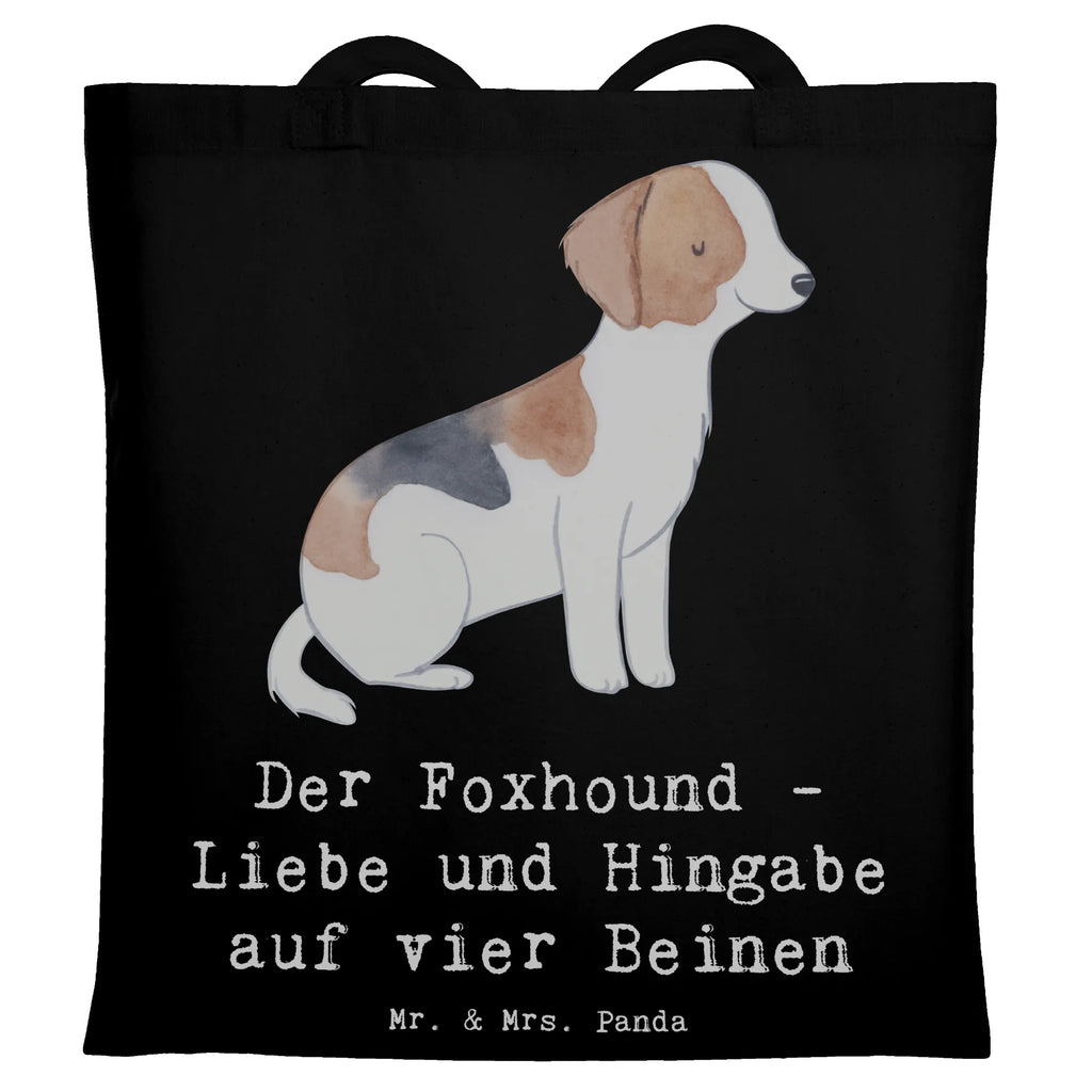 Tragetasche Liebevoller Foxhound Beuteltasche, Beutel, Einkaufstasche, Jutebeutel, Stoffbeutel, Tasche, Shopper, Umhängetasche, Strandtasche, Schultertasche, Stofftasche, Tragetasche, Badetasche, Jutetasche, Einkaufstüte, Laptoptasche, Hund, Hunderasse, Rassehund, Hundebesitzer, Geschenk, Tierfreund, Schenken, Welpe