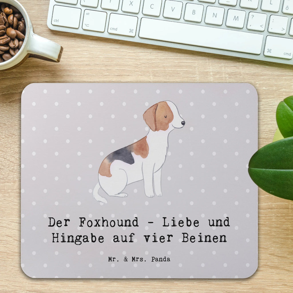 Mauspad Liebevoller Foxhound Mousepad, Computer zubehör, Büroausstattung, PC Zubehör, Arbeitszimmer, Mauspad, Einzigartiges Mauspad, Designer Mauspad, Mausunterlage, Mauspad Büro, Hund, Hunderasse, Rassehund, Hundebesitzer, Geschenk, Tierfreund, Schenken, Welpe