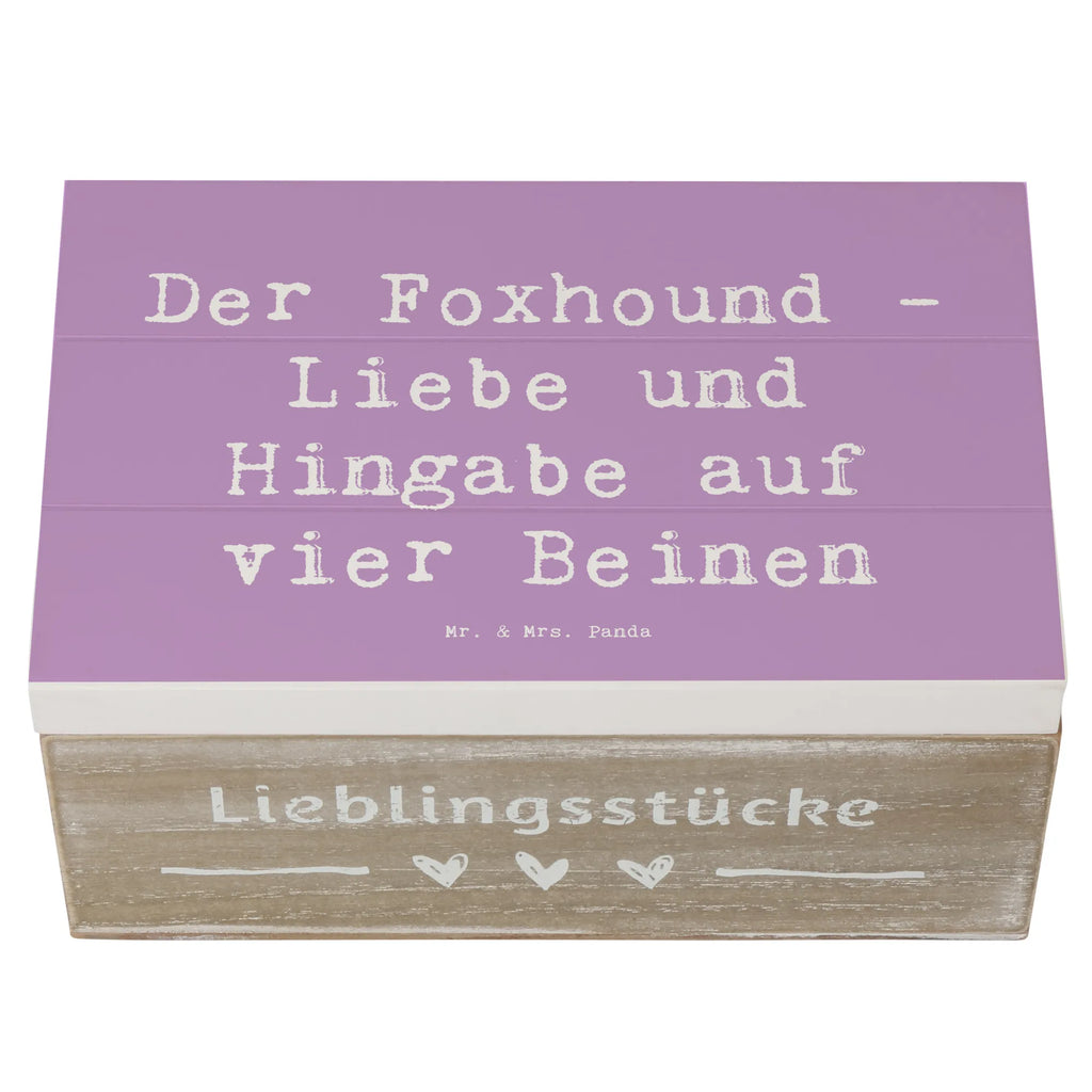 Holzkiste Spruch Liebevoller Foxhound Holzkiste, Kiste, Schatzkiste, Truhe, Schatulle, XXL, Erinnerungsbox, Erinnerungskiste, Dekokiste, Aufbewahrungsbox, Geschenkbox, Geschenkdose, Hund, Hunderasse, Rassehund, Hundebesitzer, Geschenk, Tierfreund, Schenken, Welpe