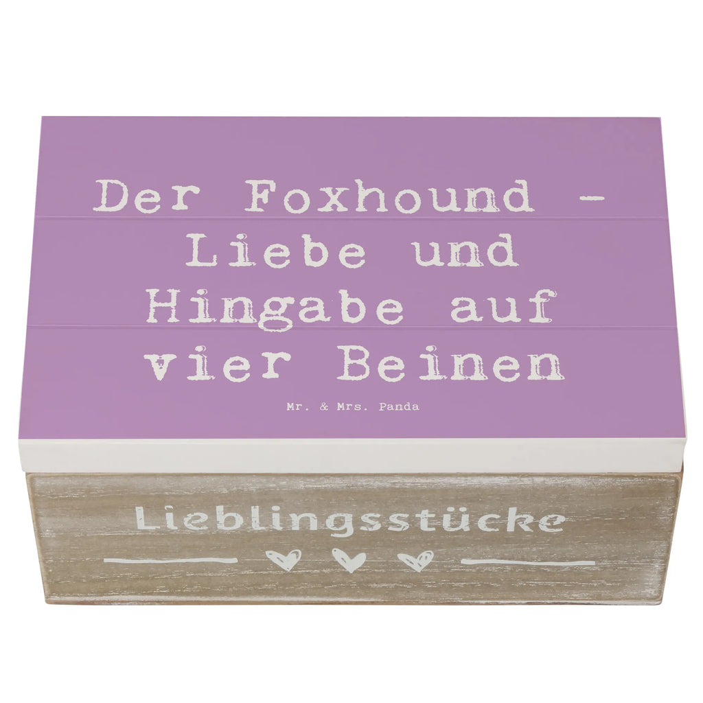 Holzkiste Spruch Liebevoller Foxhound Holzkiste, Kiste, Schatzkiste, Truhe, Schatulle, XXL, Erinnerungsbox, Erinnerungskiste, Dekokiste, Aufbewahrungsbox, Geschenkbox, Geschenkdose, Hund, Hunderasse, Rassehund, Hundebesitzer, Geschenk, Tierfreund, Schenken, Welpe