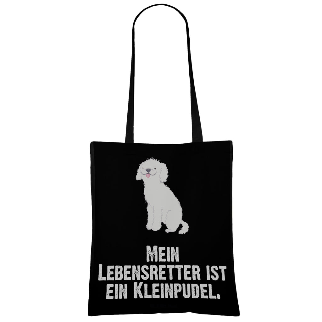 Tragetasche Kleinpudel Lebensretter Beuteltasche, Beutel, Einkaufstasche, Jutebeutel, Stoffbeutel, Tasche, Shopper, Umhängetasche, Strandtasche, Schultertasche, Stofftasche, Tragetasche, Badetasche, Jutetasche, Einkaufstüte, Laptoptasche, Hund, Hunderasse, Rassehund, Hundebesitzer, Geschenk, Tierfreund, Schenken, Welpe, Pudel, Kleinpudel