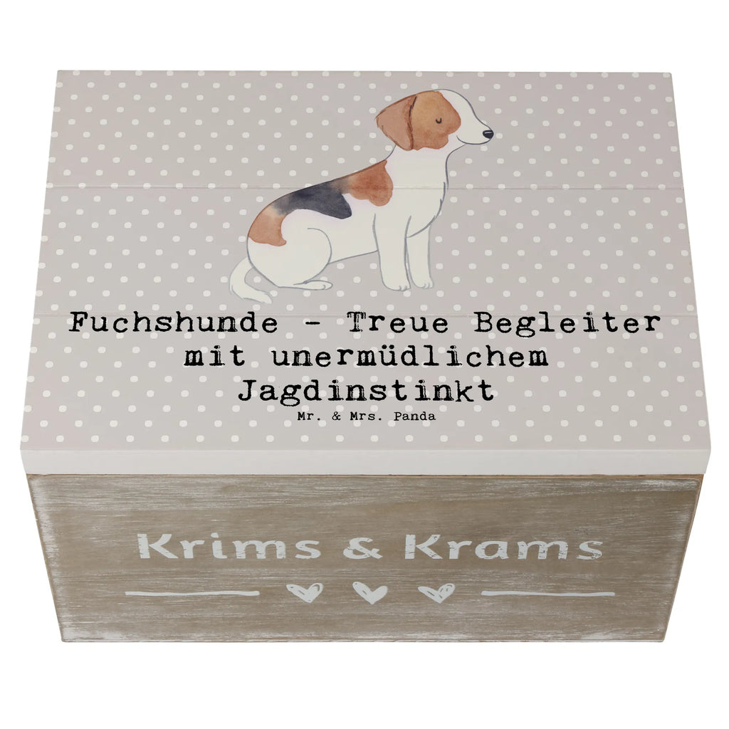 Holzkiste Fuchshunde Treue Holzkiste, Kiste, Schatzkiste, Truhe, Schatulle, XXL, Erinnerungsbox, Erinnerungskiste, Dekokiste, Aufbewahrungsbox, Geschenkbox, Geschenkdose, Hund, Hunderasse, Rassehund, Hundebesitzer, Geschenk, Tierfreund, Schenken, Welpe