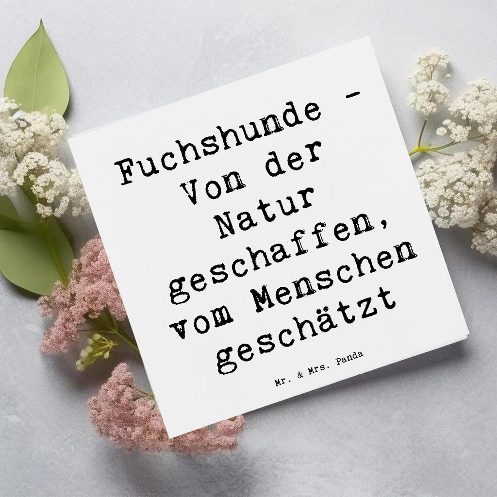 Deluxe Karte Spruch Fuchshunde Liebe Karte, Grußkarte, Klappkarte, Einladungskarte, Glückwunschkarte, Hochzeitskarte, Geburtstagskarte, Hochwertige Grußkarte, Hochwertige Klappkarte, Hund, Hunderasse, Rassehund, Hundebesitzer, Geschenk, Tierfreund, Schenken, Welpe