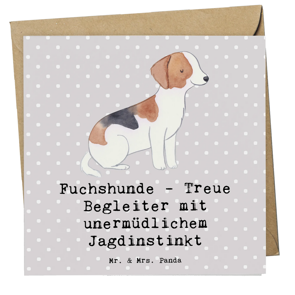 Deluxe Karte Fuchshunde Treue Karte, Grußkarte, Klappkarte, Einladungskarte, Glückwunschkarte, Hochzeitskarte, Geburtstagskarte, Hochwertige Grußkarte, Hochwertige Klappkarte, Hund, Hunderasse, Rassehund, Hundebesitzer, Geschenk, Tierfreund, Schenken, Welpe