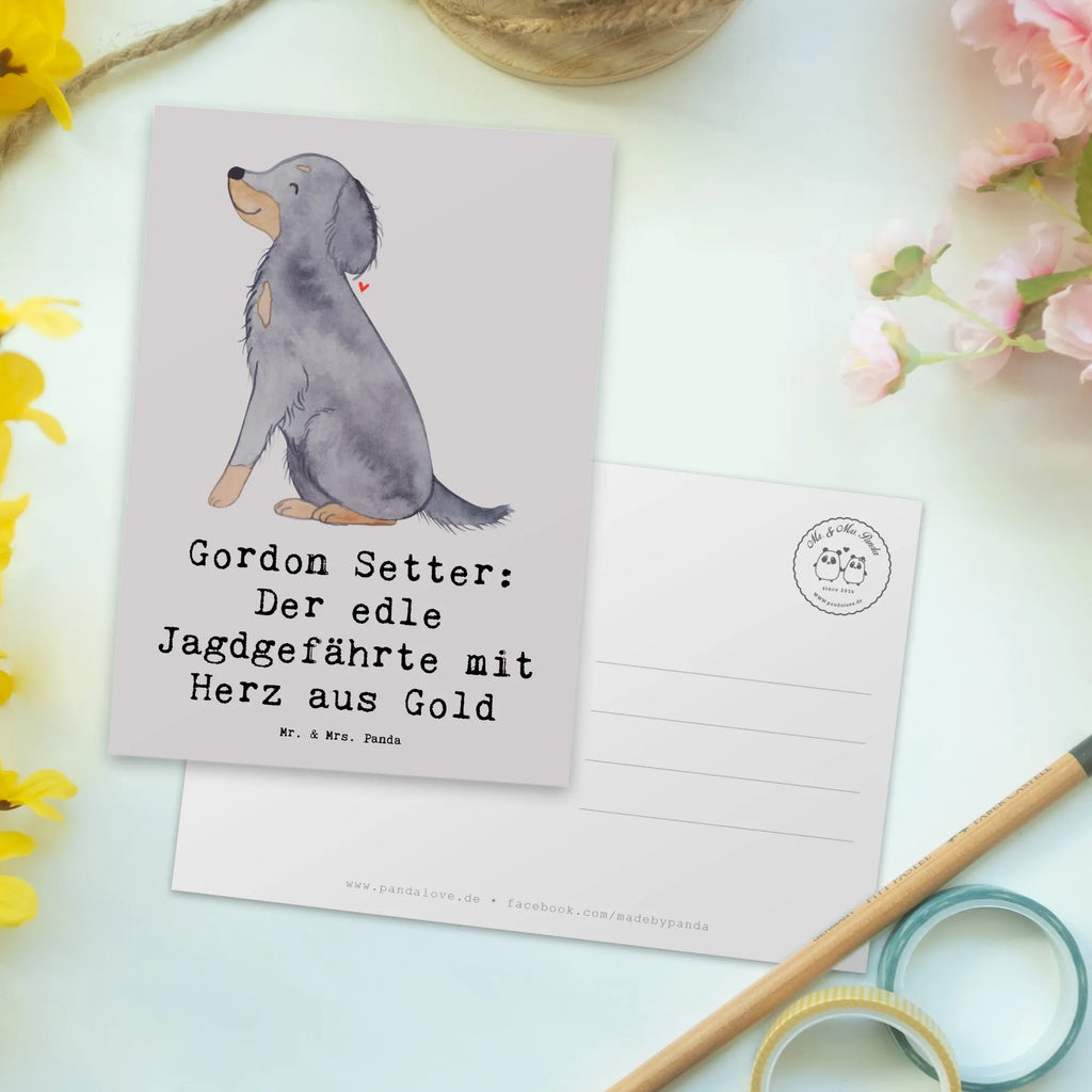 Postkarte Gordon Setter Postkarte, Karte, Geschenkkarte, Grußkarte, Einladung, Ansichtskarte, Geburtstagskarte, Einladungskarte, Dankeskarte, Ansichtskarten, Einladung Geburtstag, Einladungskarten Geburtstag, Hund, Hunderasse, Rassehund, Hundebesitzer, Geschenk, Tierfreund, Schenken, Welpe