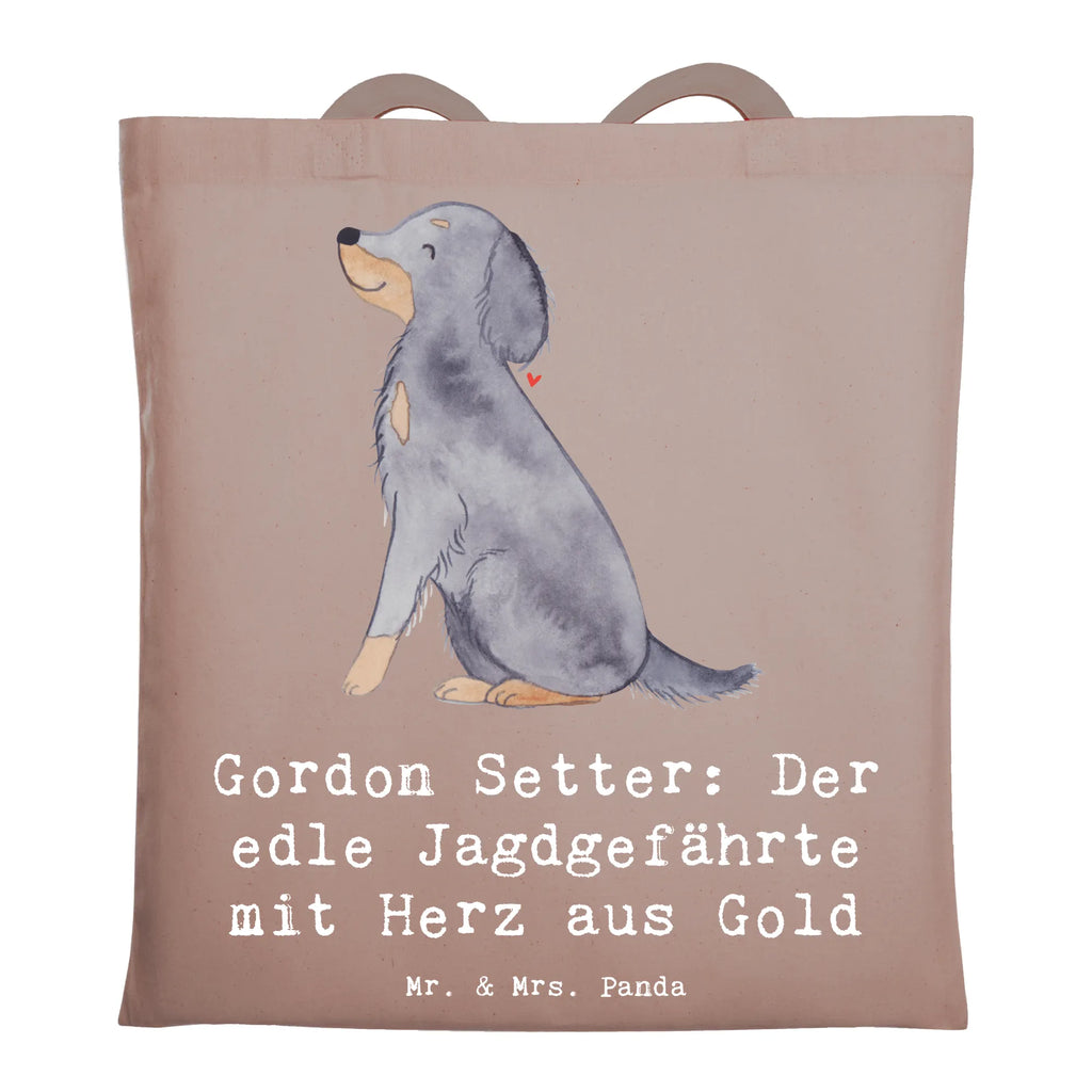 Tragetasche Gordon Setter Beuteltasche, Beutel, Einkaufstasche, Jutebeutel, Stoffbeutel, Tasche, Shopper, Umhängetasche, Strandtasche, Schultertasche, Stofftasche, Tragetasche, Badetasche, Jutetasche, Einkaufstüte, Laptoptasche, Hund, Hunderasse, Rassehund, Hundebesitzer, Geschenk, Tierfreund, Schenken, Welpe