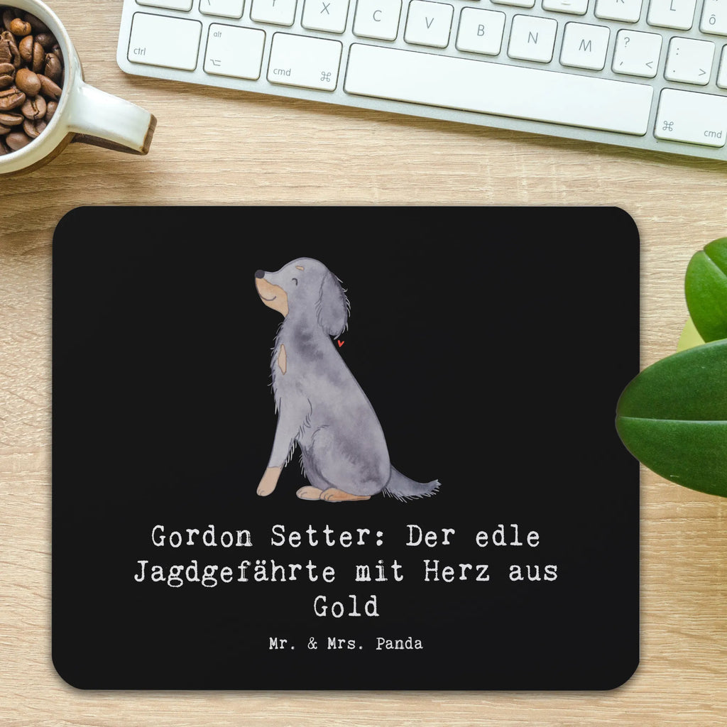 Mauspad Gordon Setter Mousepad, Computer zubehör, Büroausstattung, PC Zubehör, Arbeitszimmer, Mauspad, Einzigartiges Mauspad, Designer Mauspad, Mausunterlage, Mauspad Büro, Hund, Hunderasse, Rassehund, Hundebesitzer, Geschenk, Tierfreund, Schenken, Welpe