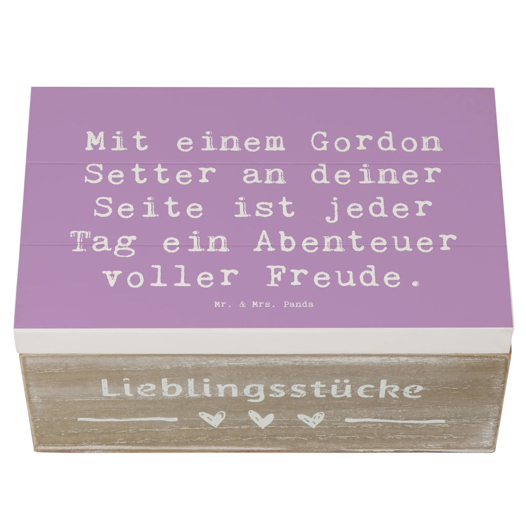 Holzkiste Spruch Gordon Setter Freude Holzkiste, Kiste, Schatzkiste, Truhe, Schatulle, XXL, Erinnerungsbox, Erinnerungskiste, Dekokiste, Aufbewahrungsbox, Geschenkbox, Geschenkdose, Hund, Hunderasse, Rassehund, Hundebesitzer, Geschenk, Tierfreund, Schenken, Welpe