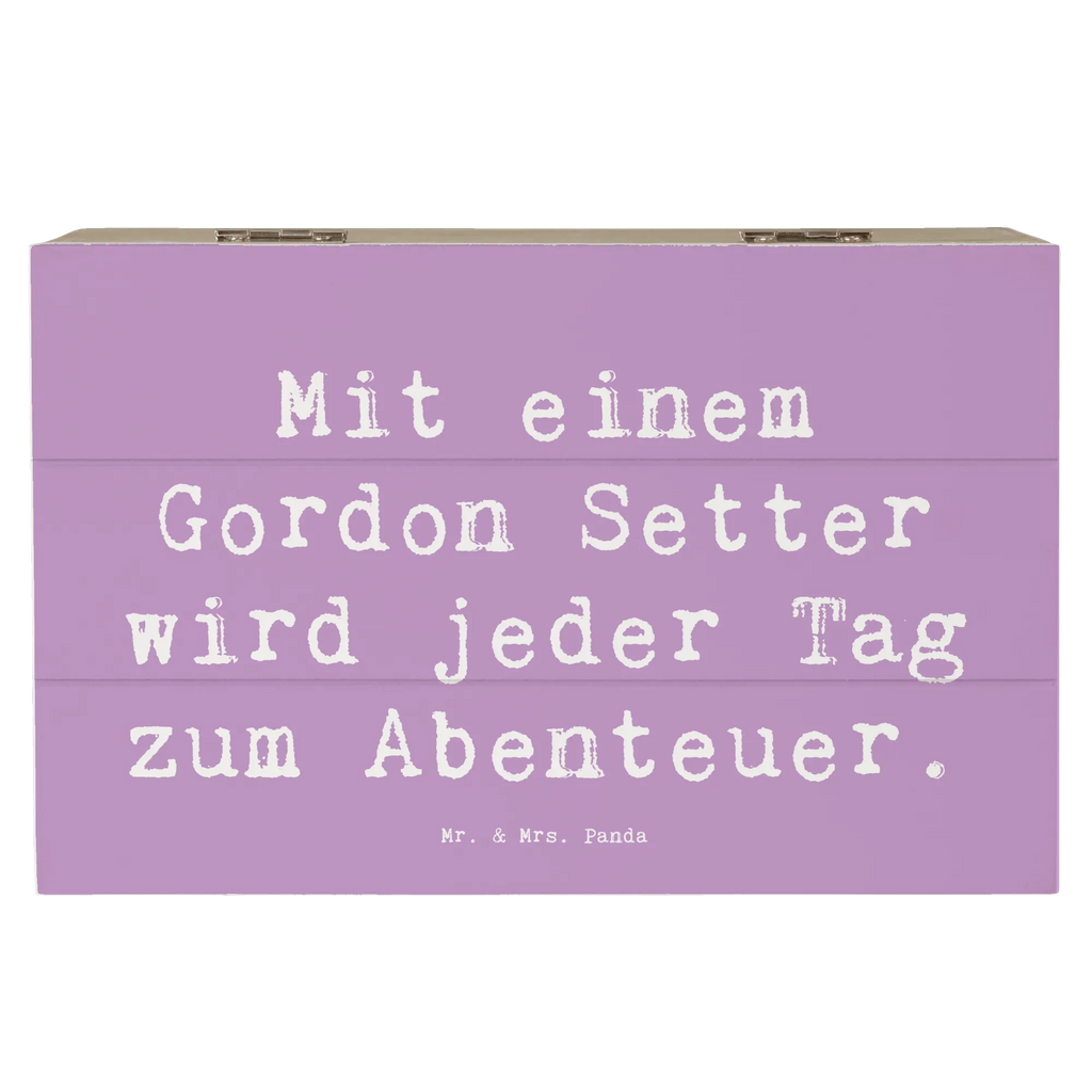 Holzkiste Spruch Gordon Setter Abenteuer Holzkiste, Kiste, Schatzkiste, Truhe, Schatulle, XXL, Erinnerungsbox, Erinnerungskiste, Dekokiste, Aufbewahrungsbox, Geschenkbox, Geschenkdose, Hund, Hunderasse, Rassehund, Hundebesitzer, Geschenk, Tierfreund, Schenken, Welpe