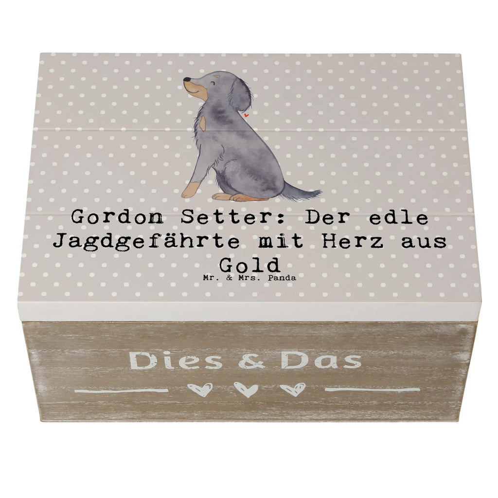 Holzkiste Gordon Setter Holzkiste, Kiste, Schatzkiste, Truhe, Schatulle, XXL, Erinnerungsbox, Erinnerungskiste, Dekokiste, Aufbewahrungsbox, Geschenkbox, Geschenkdose, Hund, Hunderasse, Rassehund, Hundebesitzer, Geschenk, Tierfreund, Schenken, Welpe