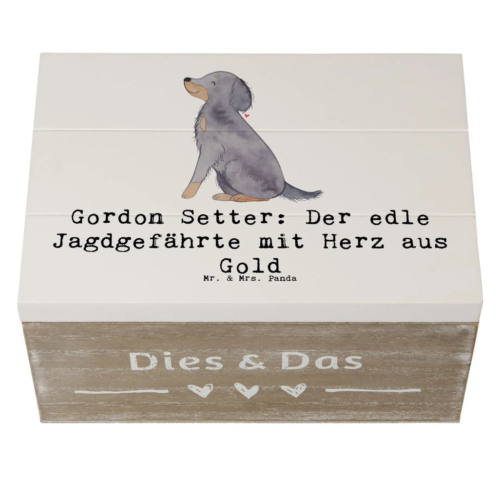 Holzkiste Gordon Setter Holzkiste, Kiste, Schatzkiste, Truhe, Schatulle, XXL, Erinnerungsbox, Erinnerungskiste, Dekokiste, Aufbewahrungsbox, Geschenkbox, Geschenkdose, Hund, Hunderasse, Rassehund, Hundebesitzer, Geschenk, Tierfreund, Schenken, Welpe