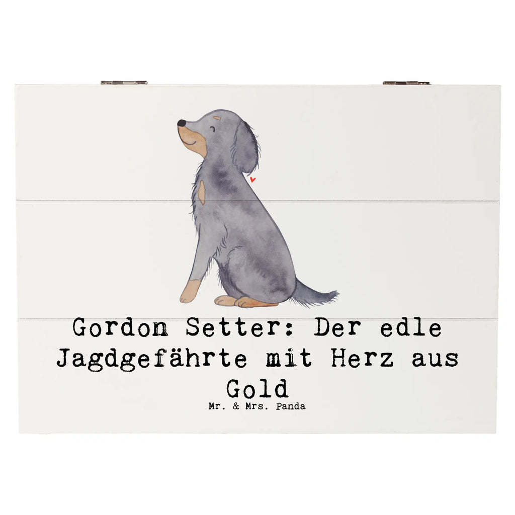 Holzkiste Gordon Setter Holzkiste, Kiste, Schatzkiste, Truhe, Schatulle, XXL, Erinnerungsbox, Erinnerungskiste, Dekokiste, Aufbewahrungsbox, Geschenkbox, Geschenkdose, Hund, Hunderasse, Rassehund, Hundebesitzer, Geschenk, Tierfreund, Schenken, Welpe