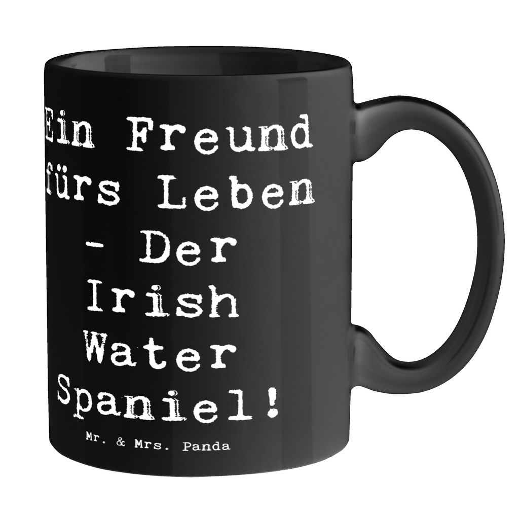 Tasse Spruch Irish Water Spaniel Freund Tasse, Kaffeetasse, Teetasse, Becher, Kaffeebecher, Teebecher, Keramiktasse, Porzellantasse, Büro Tasse, Geschenk Tasse, Tasse Sprüche, Tasse Motive, Kaffeetassen, Tasse bedrucken, Designer Tasse, Cappuccino Tassen, Schöne Teetassen, Hund, Hunderasse, Rassehund, Hundebesitzer, Geschenk, Tierfreund, Schenken, Welpe