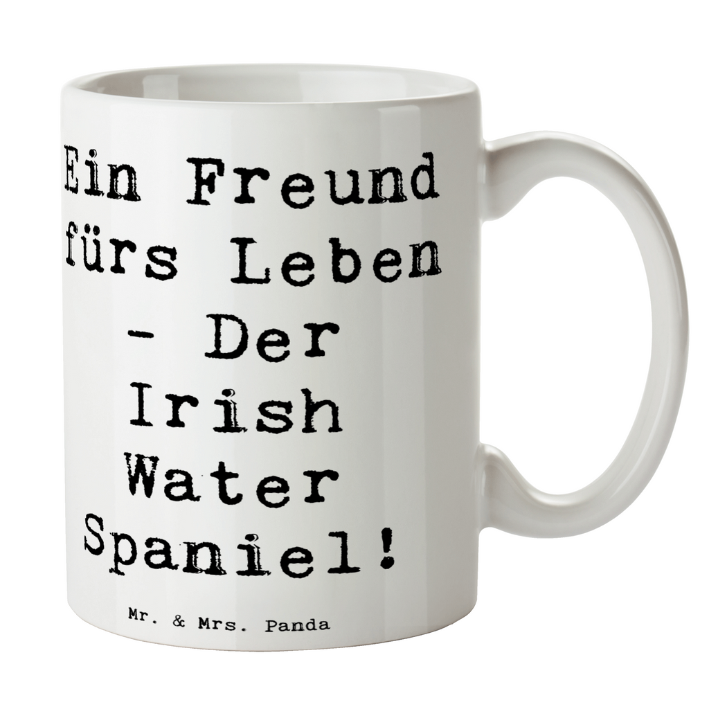 Tasse Spruch Irish Water Spaniel Freund Tasse, Kaffeetasse, Teetasse, Becher, Kaffeebecher, Teebecher, Keramiktasse, Porzellantasse, Büro Tasse, Geschenk Tasse, Tasse Sprüche, Tasse Motive, Kaffeetassen, Tasse bedrucken, Designer Tasse, Cappuccino Tassen, Schöne Teetassen, Hund, Hunderasse, Rassehund, Hundebesitzer, Geschenk, Tierfreund, Schenken, Welpe