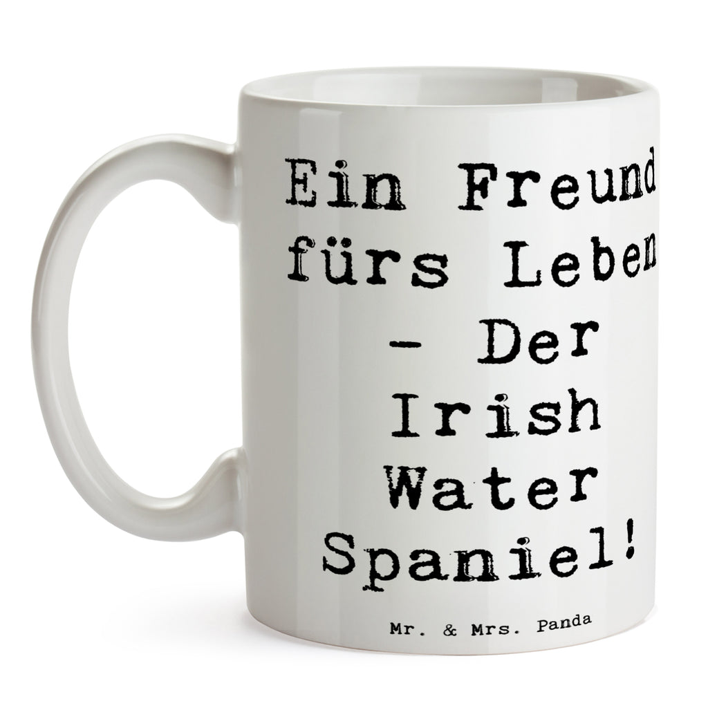 Tasse Spruch Irish Water Spaniel Freund Tasse, Kaffeetasse, Teetasse, Becher, Kaffeebecher, Teebecher, Keramiktasse, Porzellantasse, Büro Tasse, Geschenk Tasse, Tasse Sprüche, Tasse Motive, Kaffeetassen, Tasse bedrucken, Designer Tasse, Cappuccino Tassen, Schöne Teetassen, Hund, Hunderasse, Rassehund, Hundebesitzer, Geschenk, Tierfreund, Schenken, Welpe