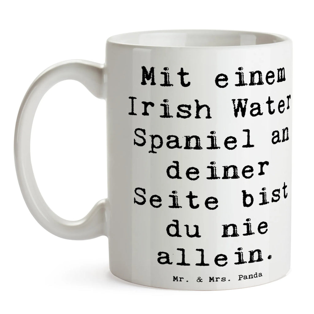 Tasse Spruch Irish Water Spaniel Begleiter Tasse, Kaffeetasse, Teetasse, Becher, Kaffeebecher, Teebecher, Keramiktasse, Porzellantasse, Büro Tasse, Geschenk Tasse, Tasse Sprüche, Tasse Motive, Kaffeetassen, Tasse bedrucken, Designer Tasse, Cappuccino Tassen, Schöne Teetassen, Hund, Hunderasse, Rassehund, Hundebesitzer, Geschenk, Tierfreund, Schenken, Welpe