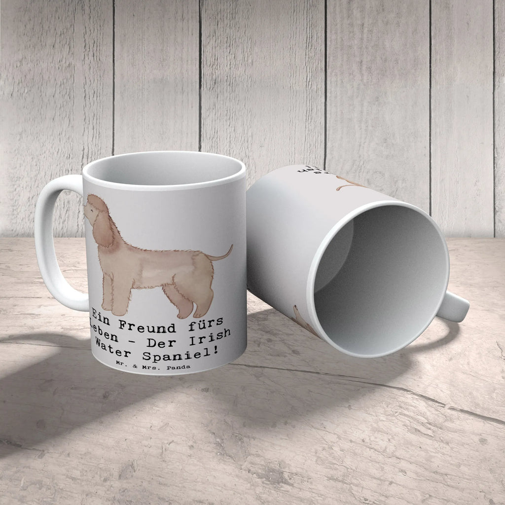 Tasse Irish Water Spaniel Freund Tasse, Kaffeetasse, Teetasse, Becher, Kaffeebecher, Teebecher, Keramiktasse, Porzellantasse, Büro Tasse, Geschenk Tasse, Tasse Sprüche, Tasse Motive, Kaffeetassen, Tasse bedrucken, Designer Tasse, Cappuccino Tassen, Schöne Teetassen, Hund, Hunderasse, Rassehund, Hundebesitzer, Geschenk, Tierfreund, Schenken, Welpe