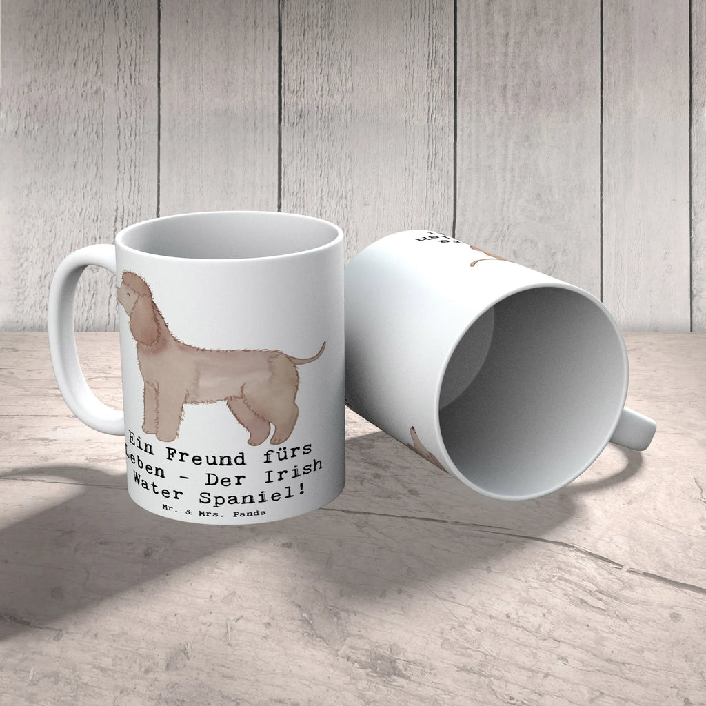 Tasse Irish Water Spaniel Freund Tasse, Kaffeetasse, Teetasse, Becher, Kaffeebecher, Teebecher, Keramiktasse, Porzellantasse, Büro Tasse, Geschenk Tasse, Tasse Sprüche, Tasse Motive, Kaffeetassen, Tasse bedrucken, Designer Tasse, Cappuccino Tassen, Schöne Teetassen, Hund, Hunderasse, Rassehund, Hundebesitzer, Geschenk, Tierfreund, Schenken, Welpe