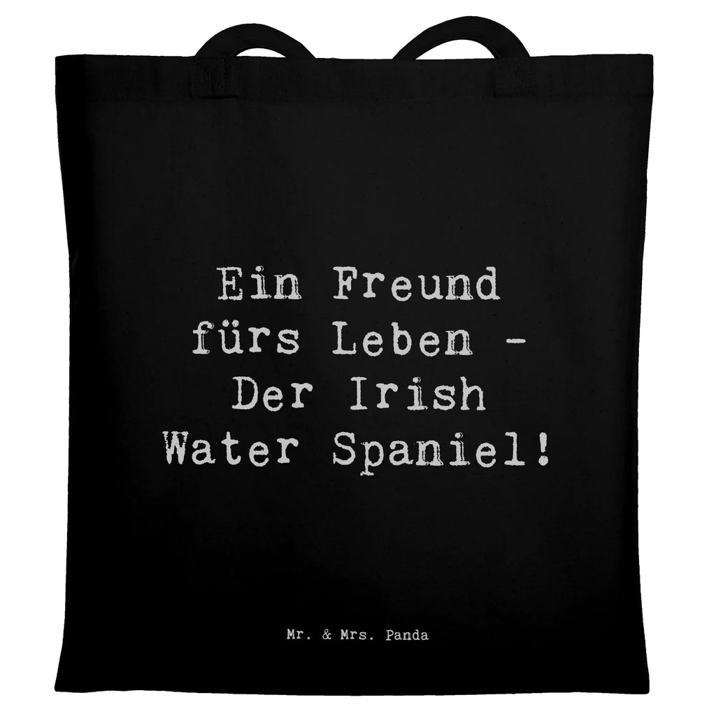 Tragetasche Spruch Irish Water Spaniel Freund Beuteltasche, Beutel, Einkaufstasche, Jutebeutel, Stoffbeutel, Tasche, Shopper, Umhängetasche, Strandtasche, Schultertasche, Stofftasche, Tragetasche, Badetasche, Jutetasche, Einkaufstüte, Laptoptasche, Hund, Hunderasse, Rassehund, Hundebesitzer, Geschenk, Tierfreund, Schenken, Welpe