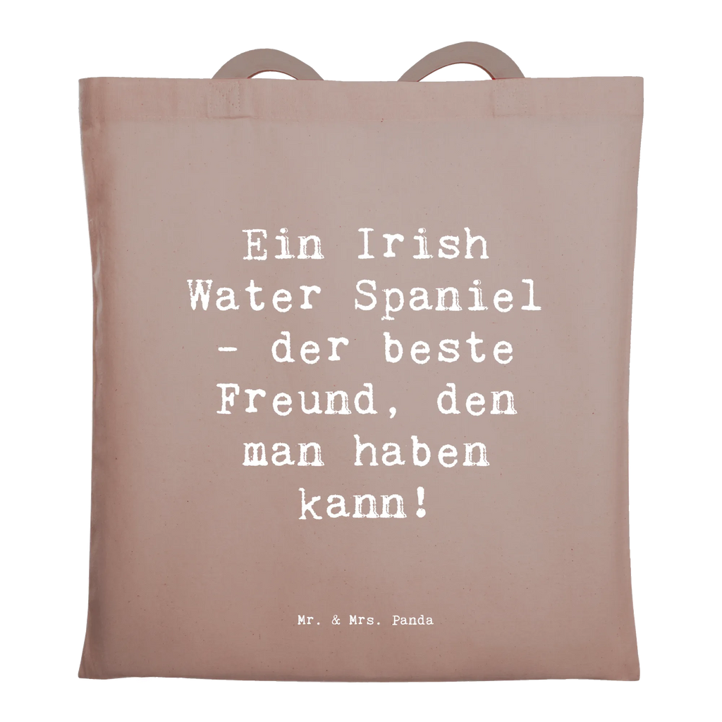 Tragetasche Spruch Irish Water Spaniel Freund Beuteltasche, Beutel, Einkaufstasche, Jutebeutel, Stoffbeutel, Tasche, Shopper, Umhängetasche, Strandtasche, Schultertasche, Stofftasche, Tragetasche, Badetasche, Jutetasche, Einkaufstüte, Laptoptasche, Hund, Hunderasse, Rassehund, Hundebesitzer, Geschenk, Tierfreund, Schenken, Welpe