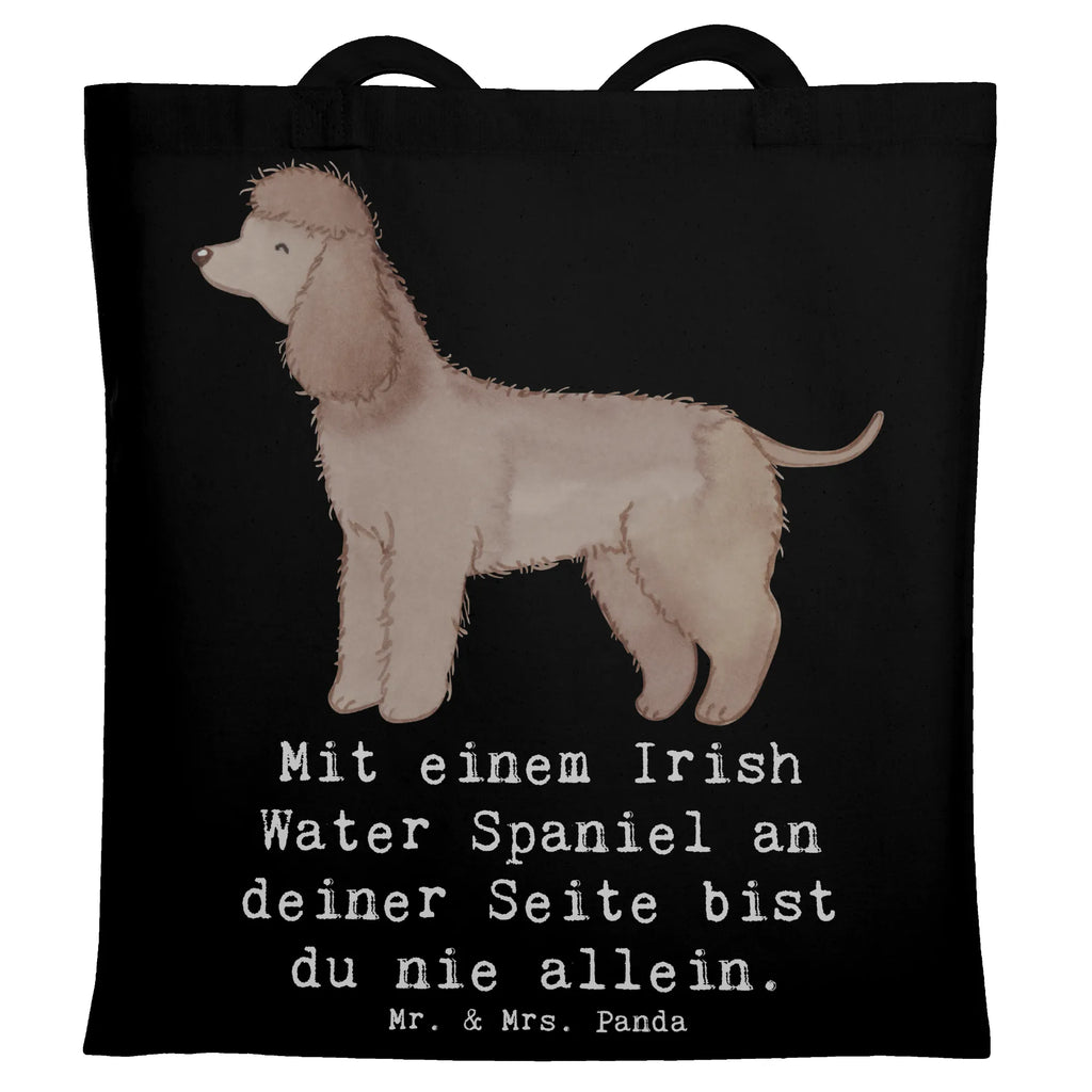 Tragetasche Irish Water Spaniel Begleiter Beuteltasche, Beutel, Einkaufstasche, Jutebeutel, Stoffbeutel, Tasche, Shopper, Umhängetasche, Strandtasche, Schultertasche, Stofftasche, Tragetasche, Badetasche, Jutetasche, Einkaufstüte, Laptoptasche, Hund, Hunderasse, Rassehund, Hundebesitzer, Geschenk, Tierfreund, Schenken, Welpe