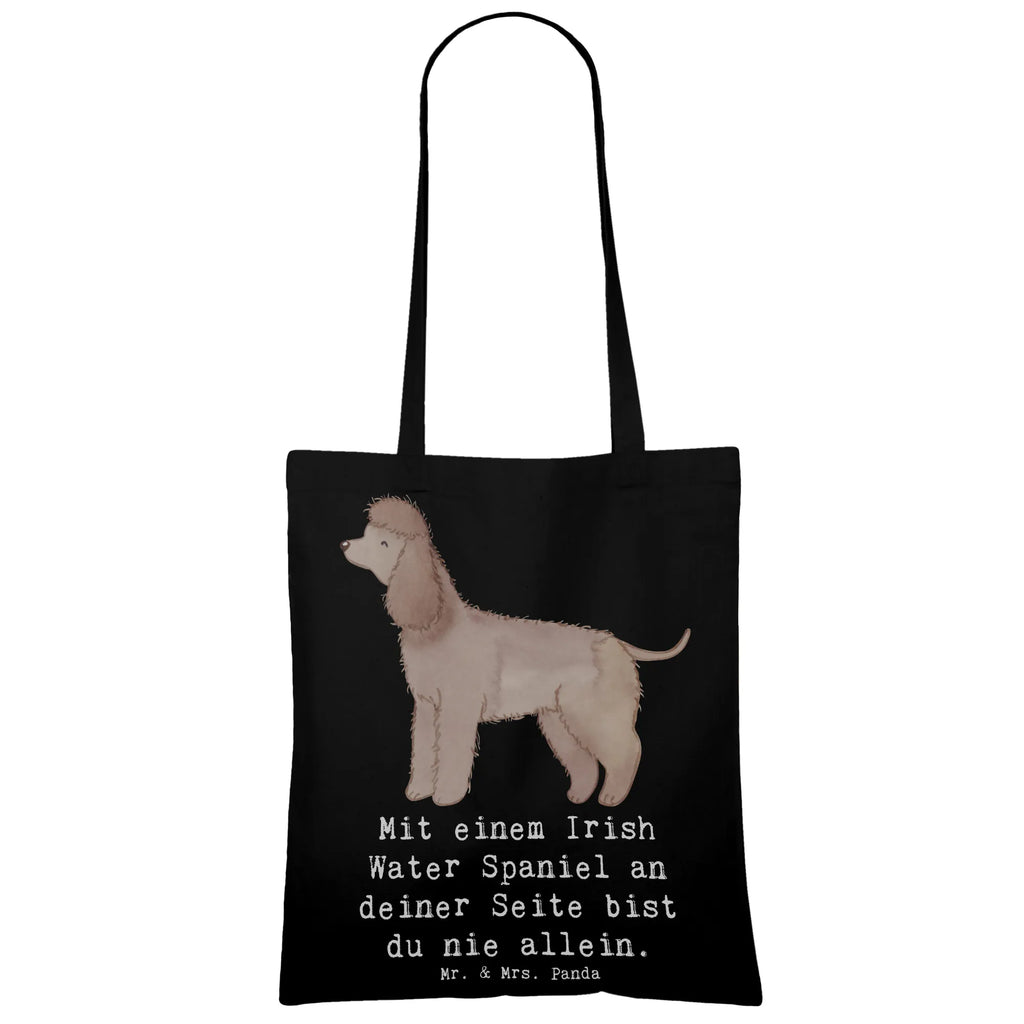 Tragetasche Irish Water Spaniel Begleiter Beuteltasche, Beutel, Einkaufstasche, Jutebeutel, Stoffbeutel, Tasche, Shopper, Umhängetasche, Strandtasche, Schultertasche, Stofftasche, Tragetasche, Badetasche, Jutetasche, Einkaufstüte, Laptoptasche, Hund, Hunderasse, Rassehund, Hundebesitzer, Geschenk, Tierfreund, Schenken, Welpe