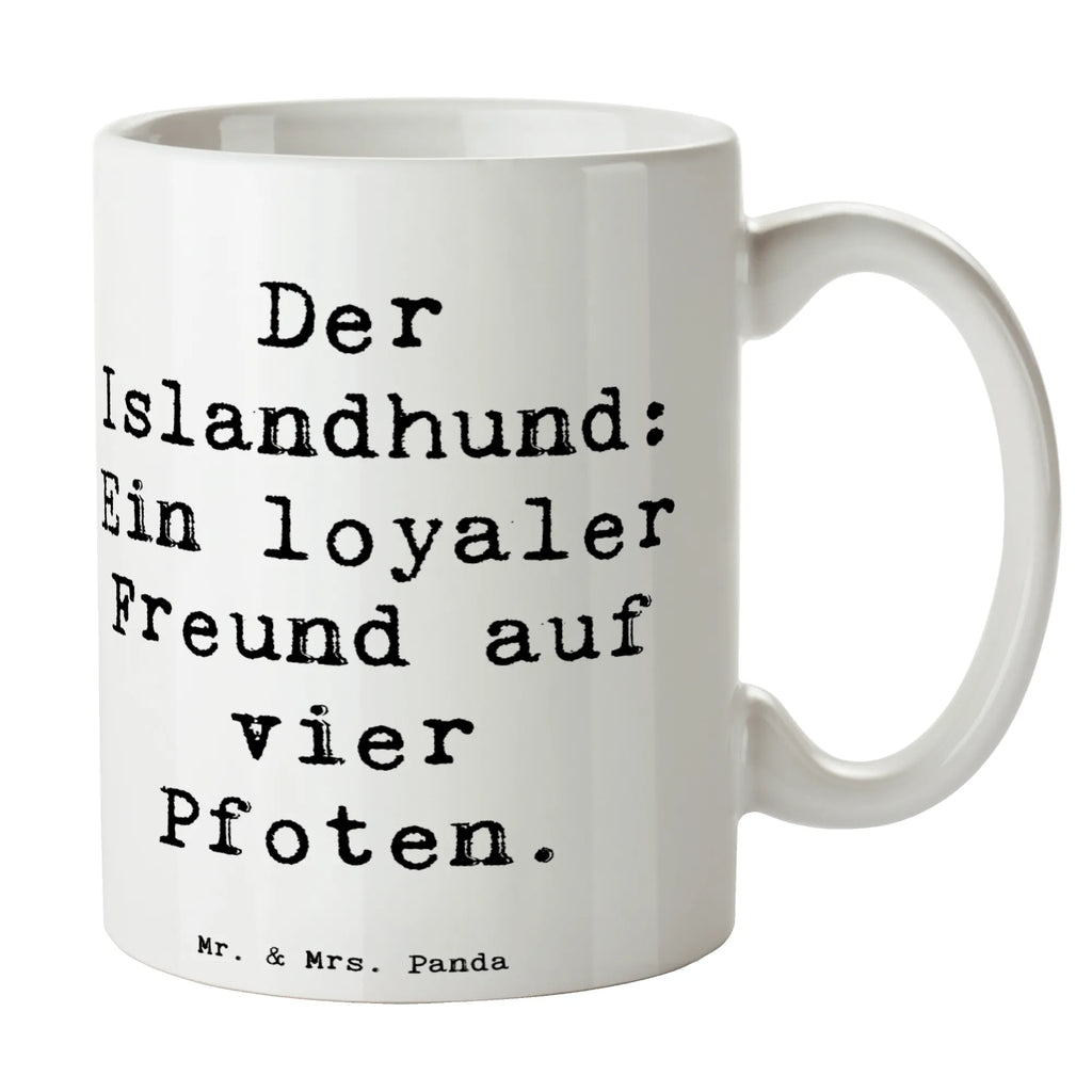 Tasse Spruch Treuer Islandhund Tasse, Kaffeetasse, Teetasse, Becher, Kaffeebecher, Teebecher, Keramiktasse, Porzellantasse, Büro Tasse, Geschenk Tasse, Tasse Sprüche, Tasse Motive, Kaffeetassen, Tasse bedrucken, Designer Tasse, Cappuccino Tassen, Schöne Teetassen, Hund, Hunderasse, Rassehund, Hundebesitzer, Geschenk, Tierfreund, Schenken, Welpe