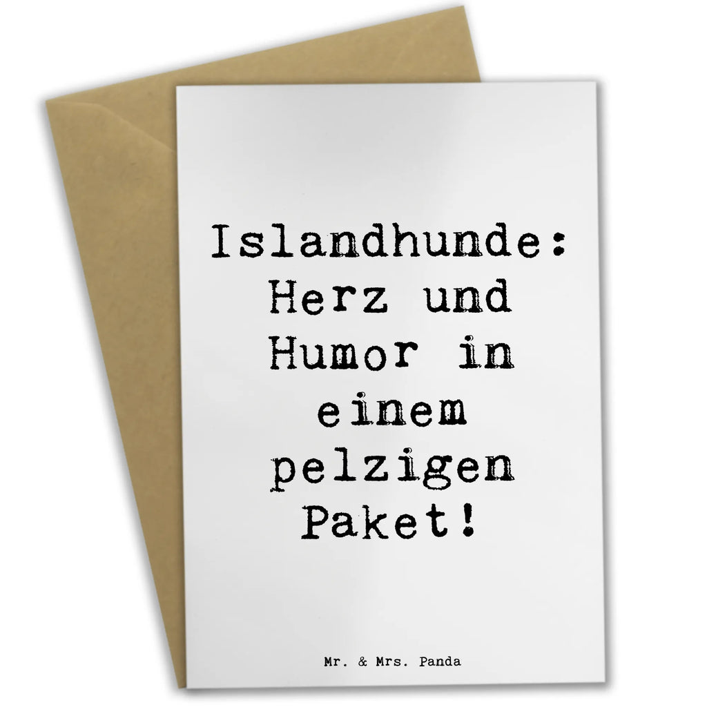 Grußkarte Spruch Islandhund Freude Grußkarte, Klappkarte, Einladungskarte, Glückwunschkarte, Hochzeitskarte, Geburtstagskarte, Karte, Ansichtskarten, Hund, Hunderasse, Rassehund, Hundebesitzer, Geschenk, Tierfreund, Schenken, Welpe