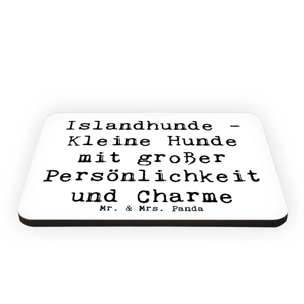 Magnet Spruch Charme Islandhund Kühlschrankmagnet, Pinnwandmagnet, Souvenir Magnet, Motivmagnete, Dekomagnet, Whiteboard Magnet, Notiz Magnet, Kühlschrank Dekoration, Hund, Hunderasse, Rassehund, Hundebesitzer, Geschenk, Tierfreund, Schenken, Welpe