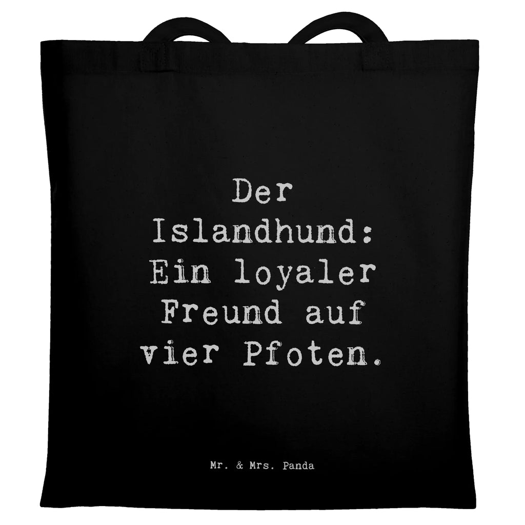 Tragetasche Spruch Treuer Islandhund Beuteltasche, Beutel, Einkaufstasche, Jutebeutel, Stoffbeutel, Tasche, Shopper, Umhängetasche, Strandtasche, Schultertasche, Stofftasche, Tragetasche, Badetasche, Jutetasche, Einkaufstüte, Laptoptasche, Hund, Hunderasse, Rassehund, Hundebesitzer, Geschenk, Tierfreund, Schenken, Welpe