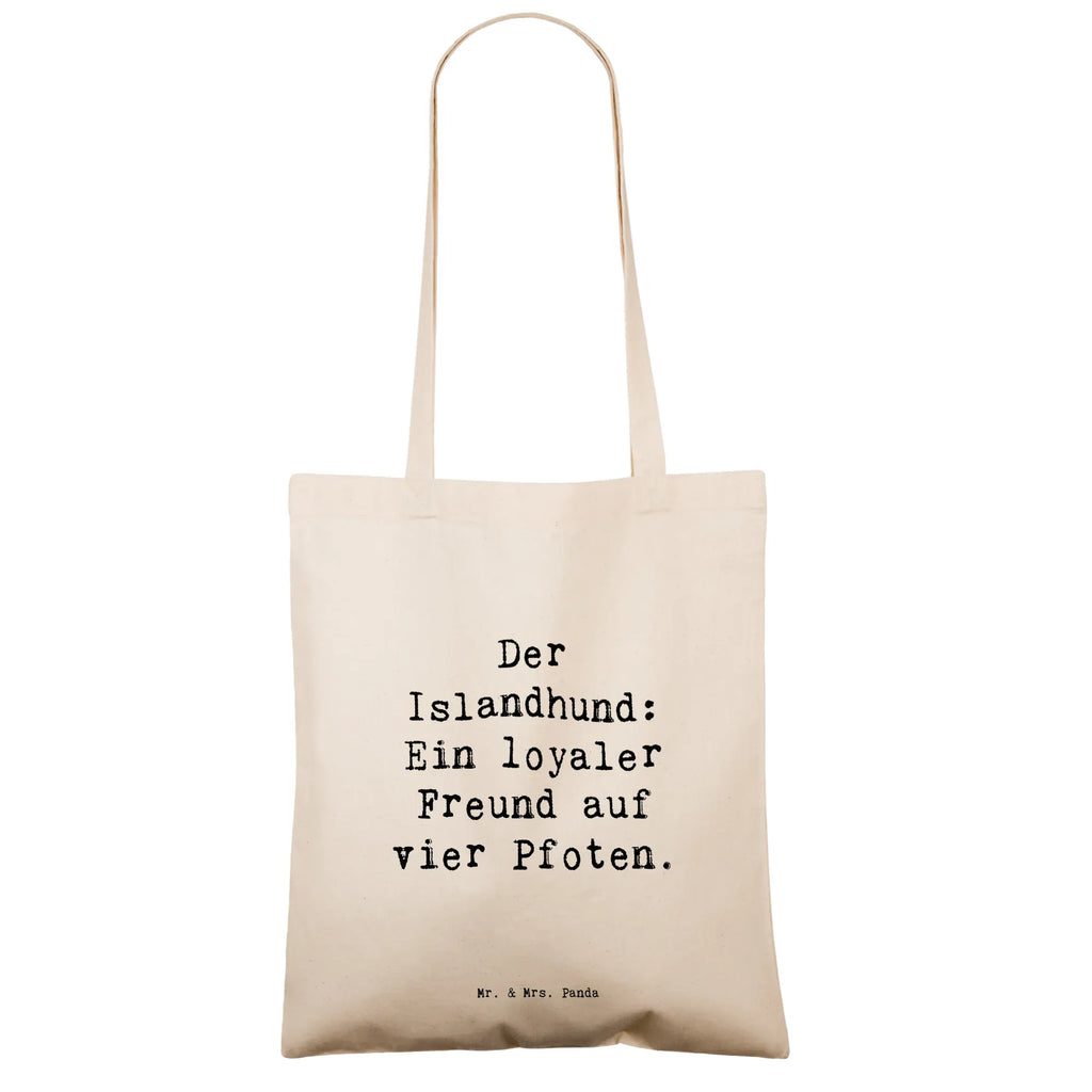 Tragetasche Spruch Treuer Islandhund Beuteltasche, Beutel, Einkaufstasche, Jutebeutel, Stoffbeutel, Tasche, Shopper, Umhängetasche, Strandtasche, Schultertasche, Stofftasche, Tragetasche, Badetasche, Jutetasche, Einkaufstüte, Laptoptasche, Hund, Hunderasse, Rassehund, Hundebesitzer, Geschenk, Tierfreund, Schenken, Welpe