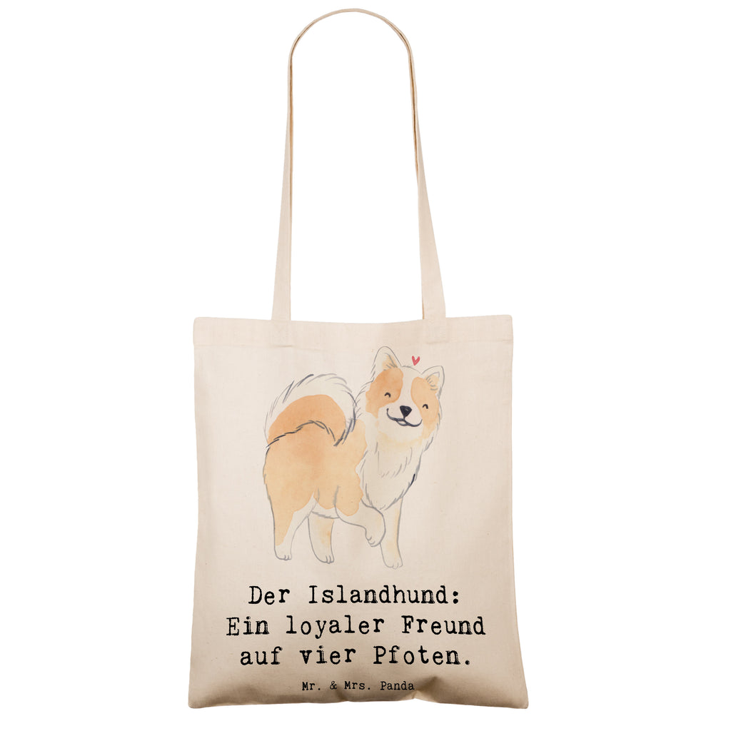 Tragetasche Treuer Islandhund Beuteltasche, Beutel, Einkaufstasche, Jutebeutel, Stoffbeutel, Tasche, Shopper, Umhängetasche, Strandtasche, Schultertasche, Stofftasche, Tragetasche, Badetasche, Jutetasche, Einkaufstüte, Laptoptasche, Hund, Hunderasse, Rassehund, Hundebesitzer, Geschenk, Tierfreund, Schenken, Welpe