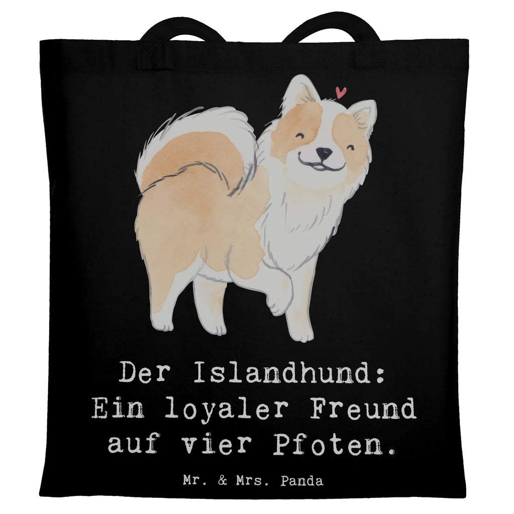 Tragetasche Treuer Islandhund Beuteltasche, Beutel, Einkaufstasche, Jutebeutel, Stoffbeutel, Tasche, Shopper, Umhängetasche, Strandtasche, Schultertasche, Stofftasche, Tragetasche, Badetasche, Jutetasche, Einkaufstüte, Laptoptasche, Hund, Hunderasse, Rassehund, Hundebesitzer, Geschenk, Tierfreund, Schenken, Welpe