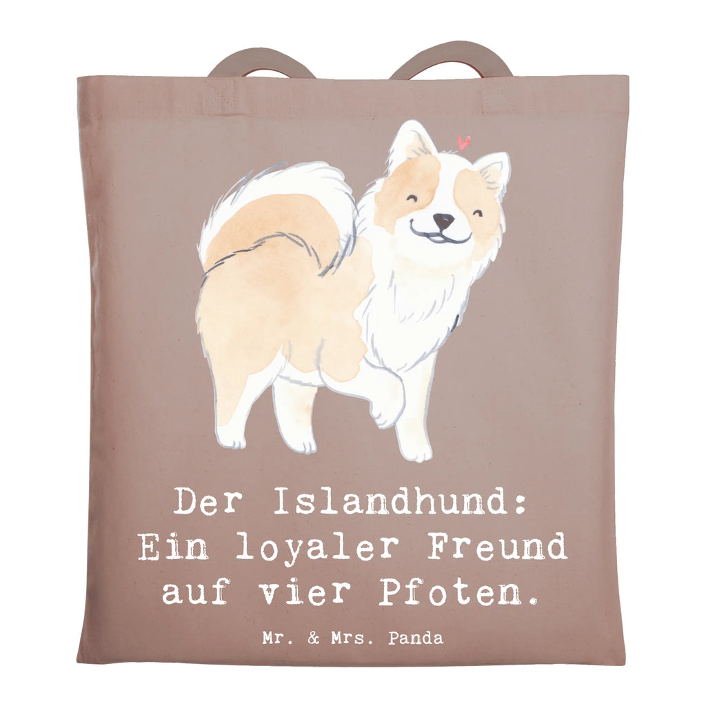 Tragetasche Treuer Islandhund Beuteltasche, Beutel, Einkaufstasche, Jutebeutel, Stoffbeutel, Tasche, Shopper, Umhängetasche, Strandtasche, Schultertasche, Stofftasche, Tragetasche, Badetasche, Jutetasche, Einkaufstüte, Laptoptasche, Hund, Hunderasse, Rassehund, Hundebesitzer, Geschenk, Tierfreund, Schenken, Welpe