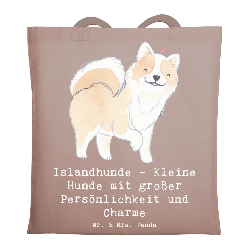 Tragetasche Charme Islandhund Beuteltasche, Beutel, Einkaufstasche, Jutebeutel, Stoffbeutel, Tasche, Shopper, Umhängetasche, Strandtasche, Schultertasche, Stofftasche, Tragetasche, Badetasche, Jutetasche, Einkaufstüte, Laptoptasche, Hund, Hunderasse, Rassehund, Hundebesitzer, Geschenk, Tierfreund, Schenken, Welpe