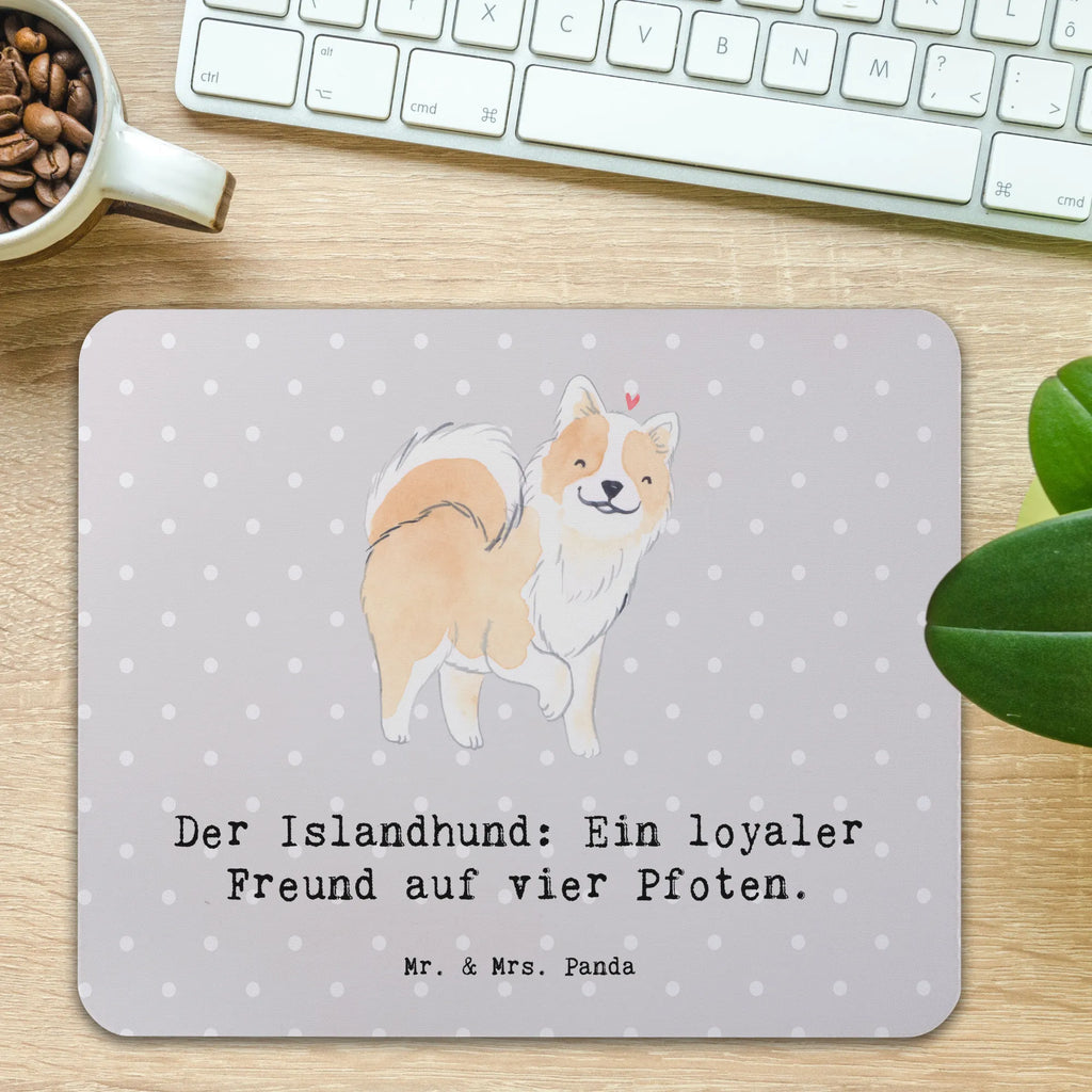 Mauspad Treuer Islandhund Mousepad, Computer zubehör, Büroausstattung, PC Zubehör, Arbeitszimmer, Mauspad, Einzigartiges Mauspad, Designer Mauspad, Mausunterlage, Mauspad Büro, Hund, Hunderasse, Rassehund, Hundebesitzer, Geschenk, Tierfreund, Schenken, Welpe