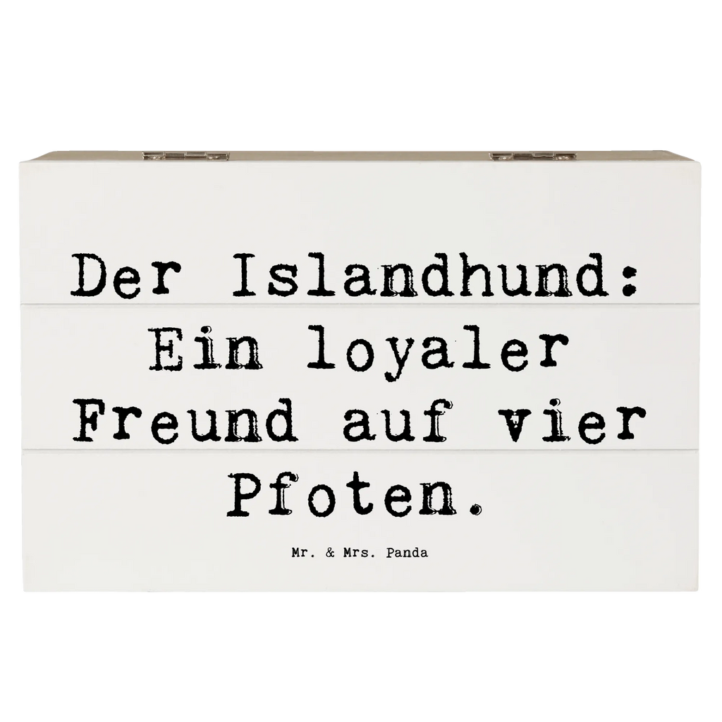 Holzkiste Spruch Treuer Islandhund Holzkiste, Kiste, Schatzkiste, Truhe, Schatulle, XXL, Erinnerungsbox, Erinnerungskiste, Dekokiste, Aufbewahrungsbox, Geschenkbox, Geschenkdose, Hund, Hunderasse, Rassehund, Hundebesitzer, Geschenk, Tierfreund, Schenken, Welpe