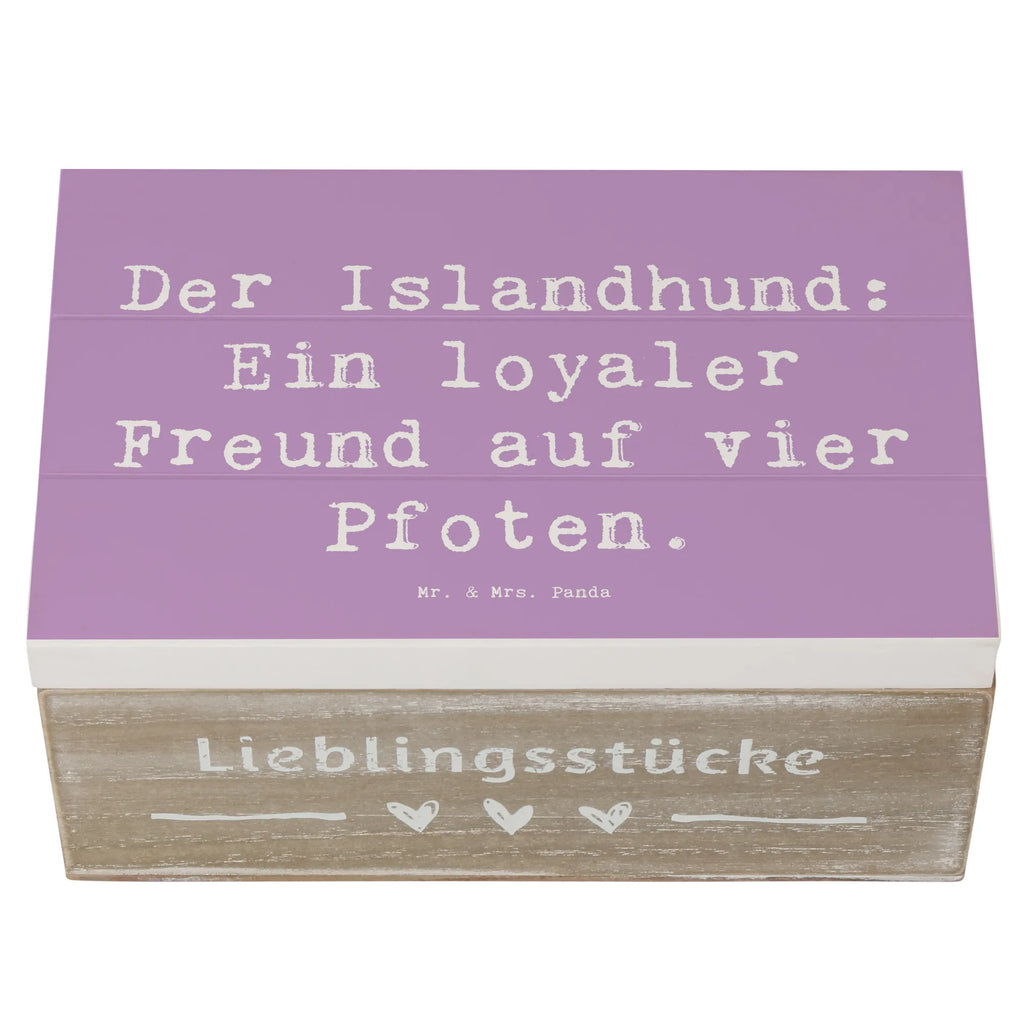 Holzkiste Spruch Treuer Islandhund Holzkiste, Kiste, Schatzkiste, Truhe, Schatulle, XXL, Erinnerungsbox, Erinnerungskiste, Dekokiste, Aufbewahrungsbox, Geschenkbox, Geschenkdose, Hund, Hunderasse, Rassehund, Hundebesitzer, Geschenk, Tierfreund, Schenken, Welpe